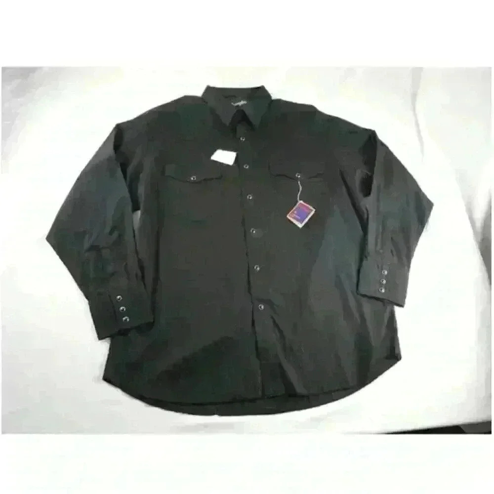 Wrangler Men Cowboy Cut Long Sleeves Shirt Size XL